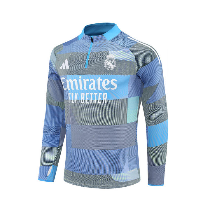 Real Madrid 2025/26 Training Jacket - Light Blue